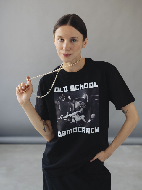 Футболка "Old School" Чорна 